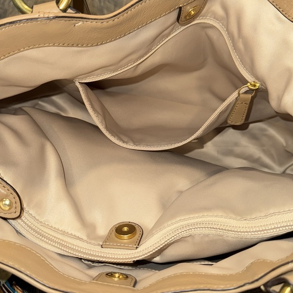 Coach Bag Classic Brown Leather Buckle Tote Bag - Picture 11 of 17